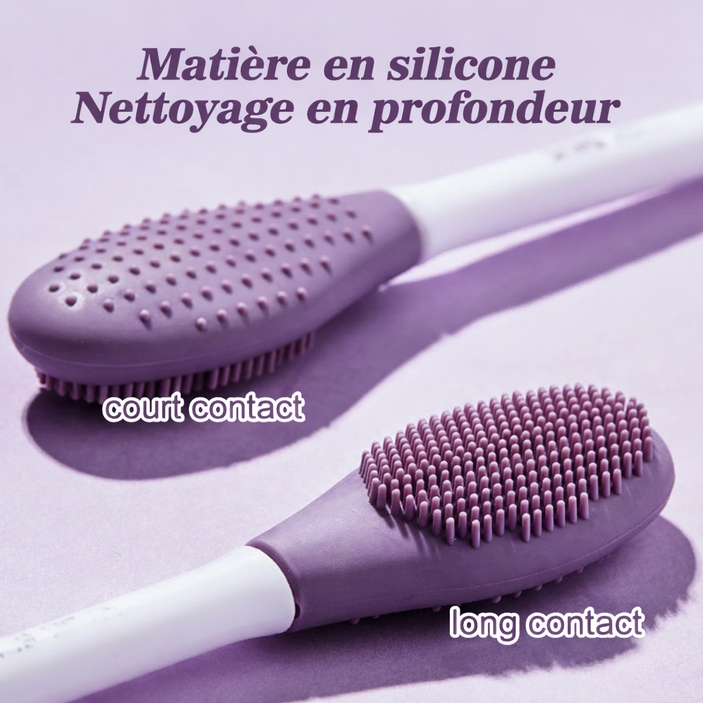 Brosse Silicone Visage 2-en-1 | Masque & Nettoyage